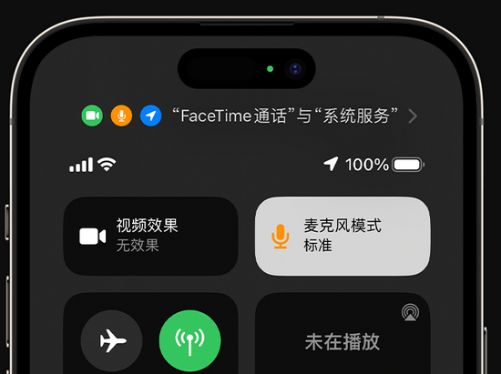 德清苹果授权维修网点分享iPhone在通话时让你的声音更清晰 