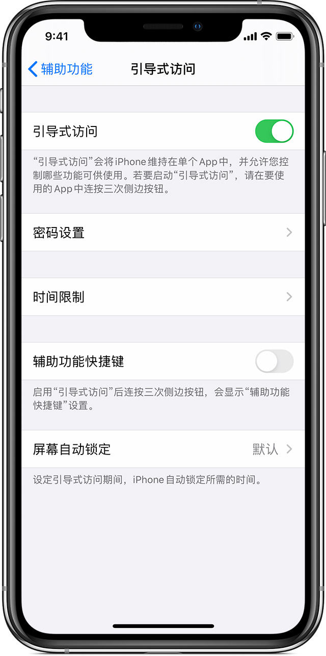 德清苹果手机维修分享如何在 iPhone 上退出引导式访问 