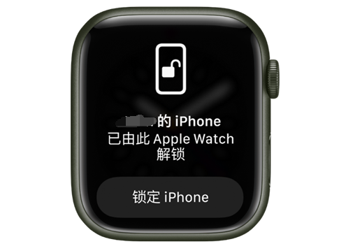 德清苹果手机维修分享用 AppleWatch 解锁配备面容 ID 的 iPhone方法 