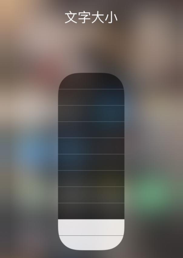 德清苹果手机维修分享小技巧：在 iPhone 控制中心快速调节字体大小 