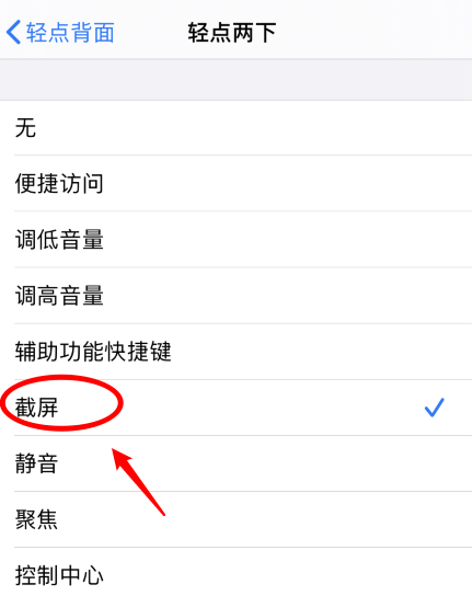 德清苹果手机维修分享iPhone12如何启用双击截屏 